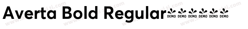 Averta Bold Regular字体转换